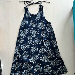 GAP Indigo Floral Print Dress